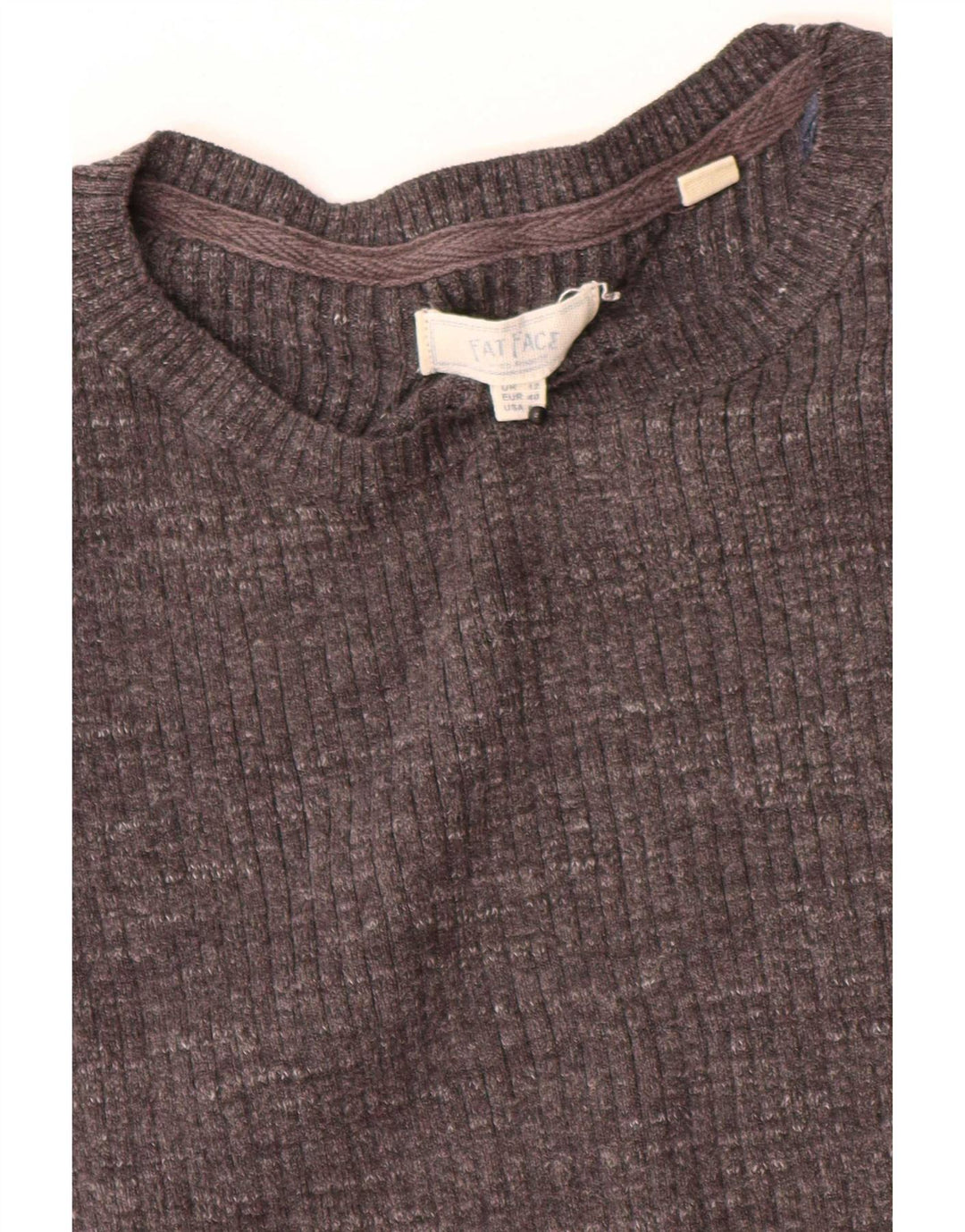Top da donna a maniche lunghe Fat Face UK 12 Cotone grigio medio