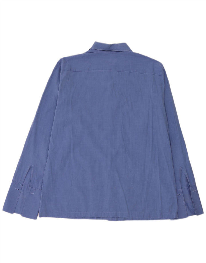 Camicia da donna J. Crew UK 14 Cotone blu medio
