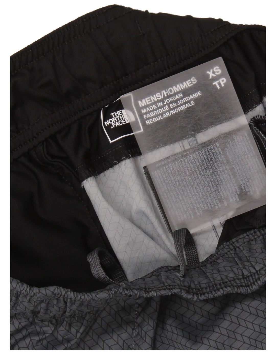 THE NORTH FACE Pantaloncini sportivi da uomo XS Poliestere color block grigio