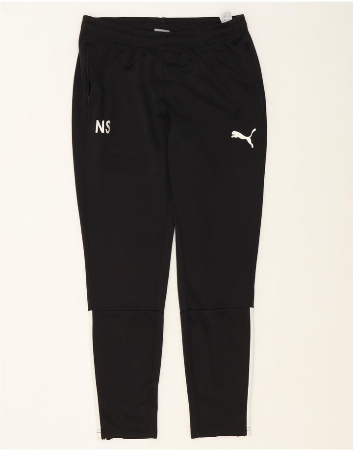 Pantaloni da tuta da uomo Puma Medium Black Colourblock in poliestere