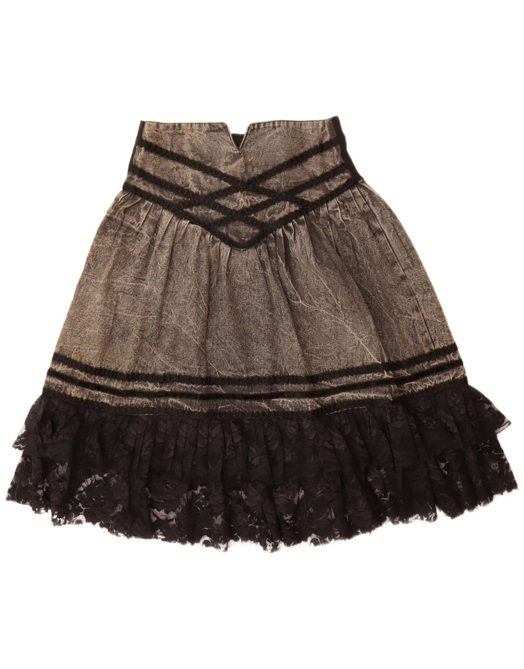 Gonna di jeans da donna VINTAGE W28 Grigio medio