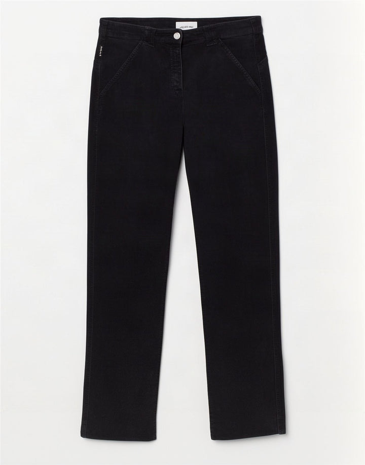 Pantaloni casual dritti da donna Armani W31 L35 Blu Navy