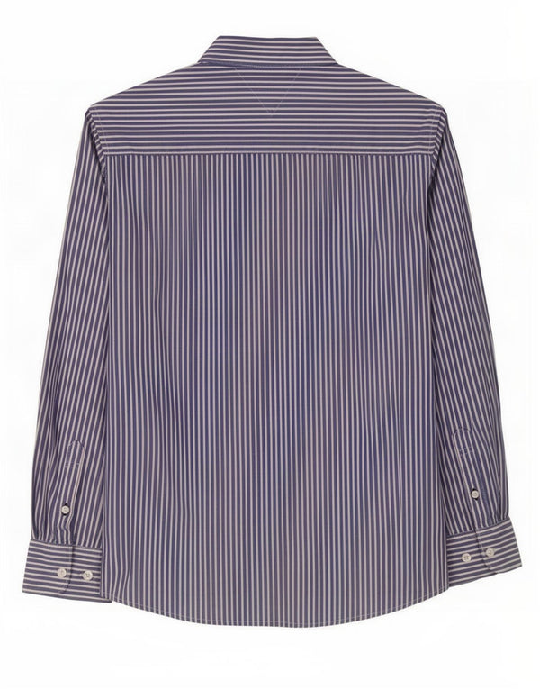 Camicia Tommy Hilfiger Bambino 13-14 Anni Cotone Gessato Blu