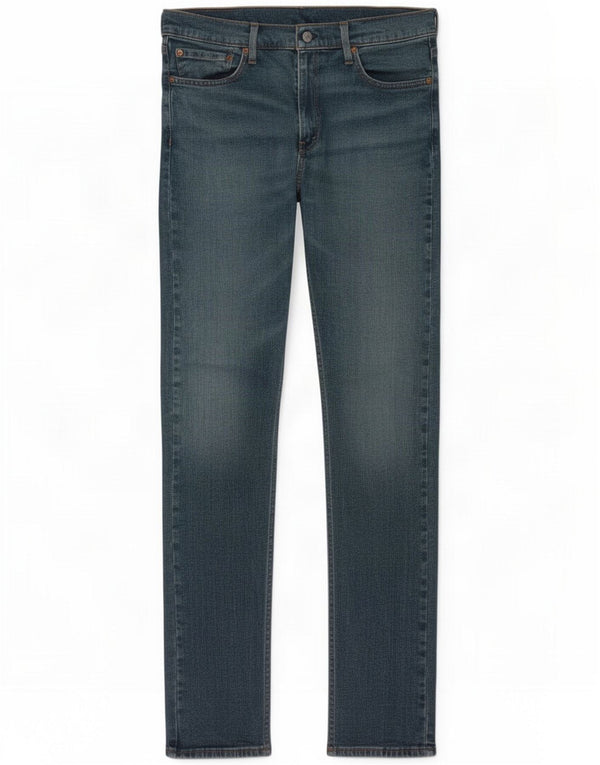 Levi's Uomo 510 Skinny Jeans W36 L34 Blu Cotone