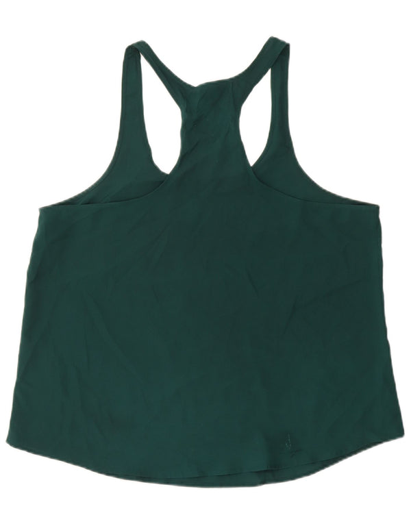 MOSSIMO Womens Vest Top UK 14 Medium Green Polyester