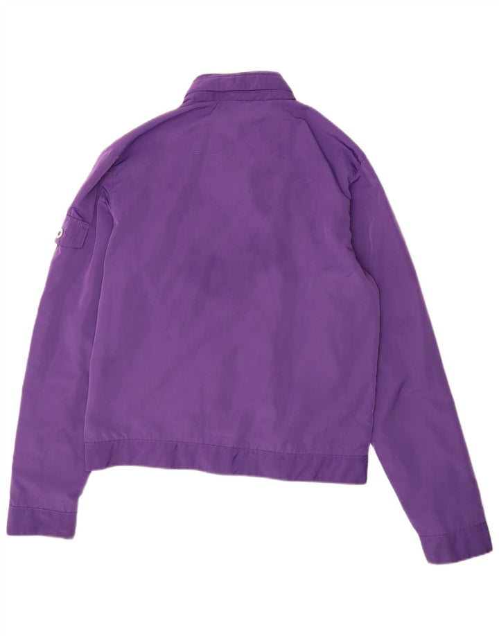 Giacca bomber grafica da donna Calvin Klein Jeans UK 14 viola medio