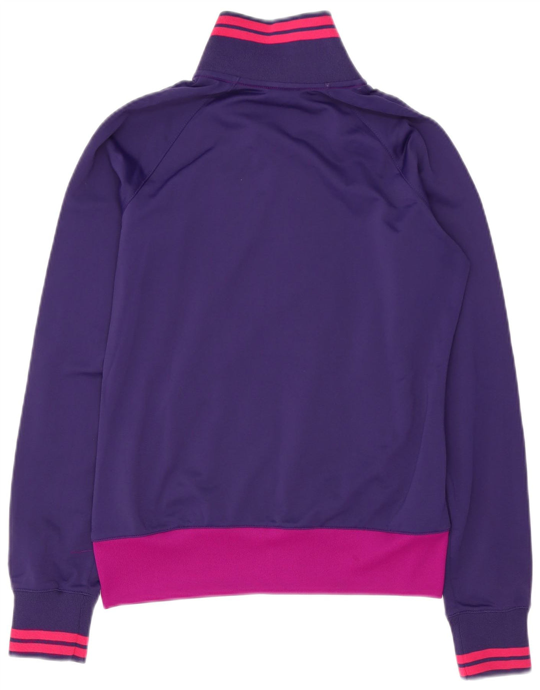 Giacca da tuta da donna NIKE UK 12 Poliestere color block viola medio
