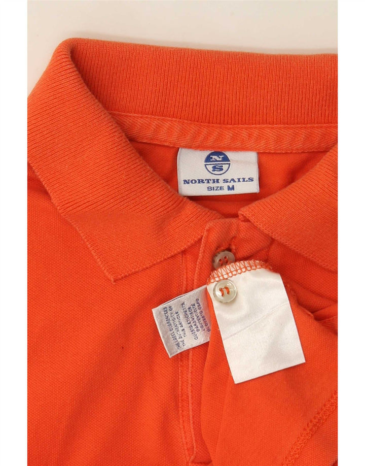 Polo da uomo North Sails in cotone arancione medio