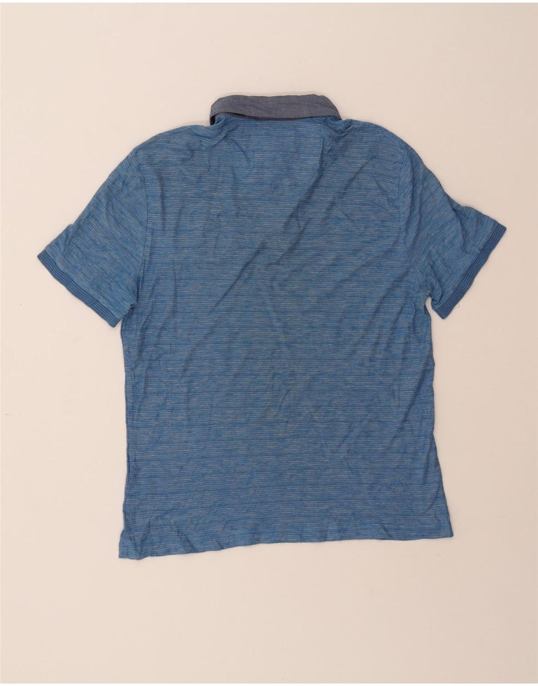 PENGUIN Mens Heritage Slim Fit Polo Shirt Large Blue Vintage Penguin and Second-Hand Penguin from Messina Hembry 