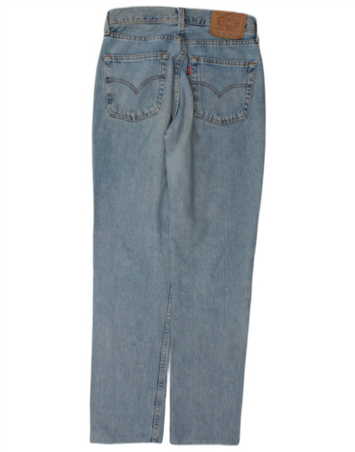 Levi's Donna 595 Jeans dritti W30 L30 Cotone Blu