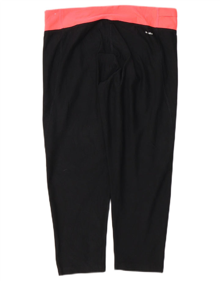 Leggings Adidas Climalite da donna UK 12/14 Poliestere nero medio