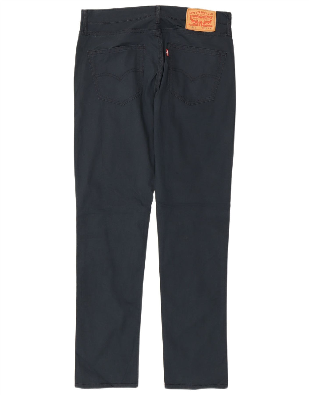 Levi's Uomo 511 Slim Jeans W32 L32 Cotone Blu Navy