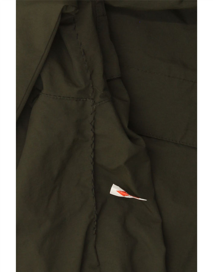 Giacca antipioggia da uomo con cappuccio Farah UK 36 Small Verde Poliammide