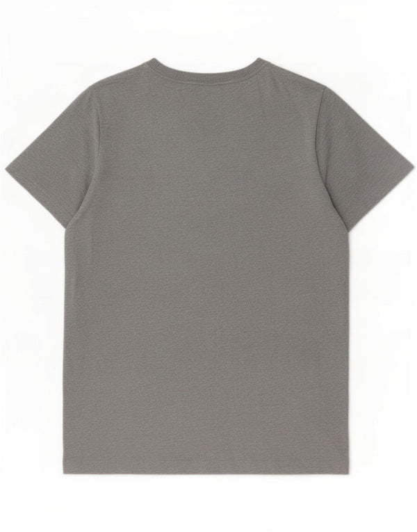 T-shirt da uomo Tommy Hilfiger Top XS in cotone screziato grigio