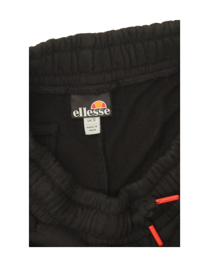 Pantaloncini sportivi da uomo Ellesse piccoli in cotone a righe nere
