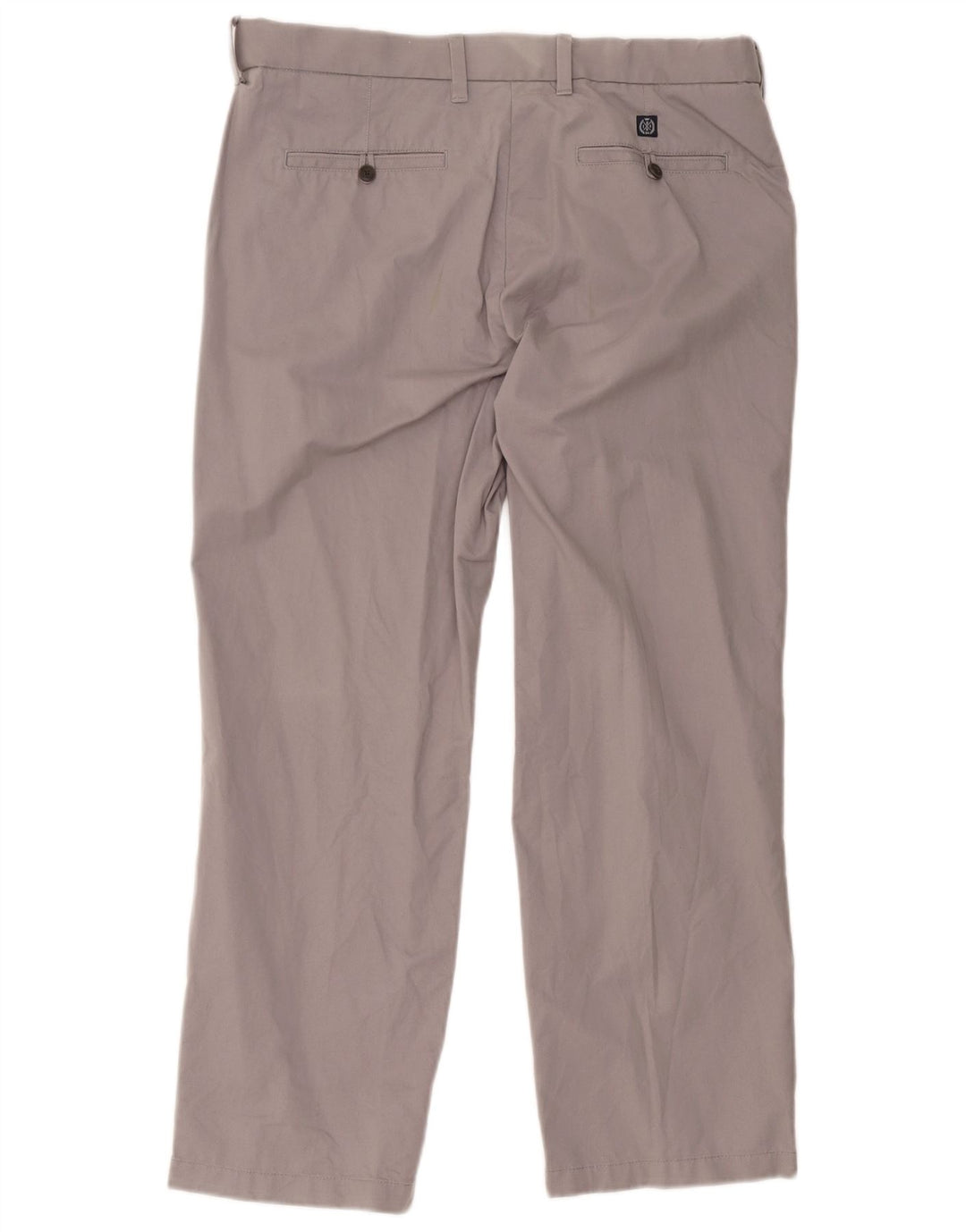 Pantaloni chino dritti Marks & Spencer da uomo blu Harbour W36 L29 grigi