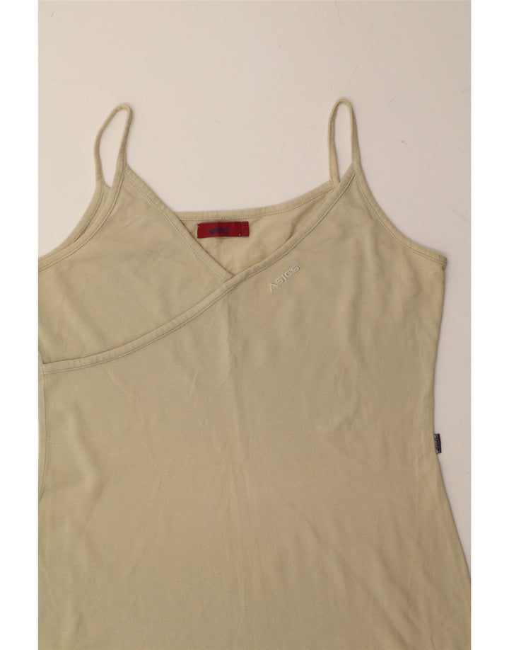 ASICS Womens Slip Dress UK 14 Large Beige Vintage Asics and Second-Hand Asics from Messina Hembry 