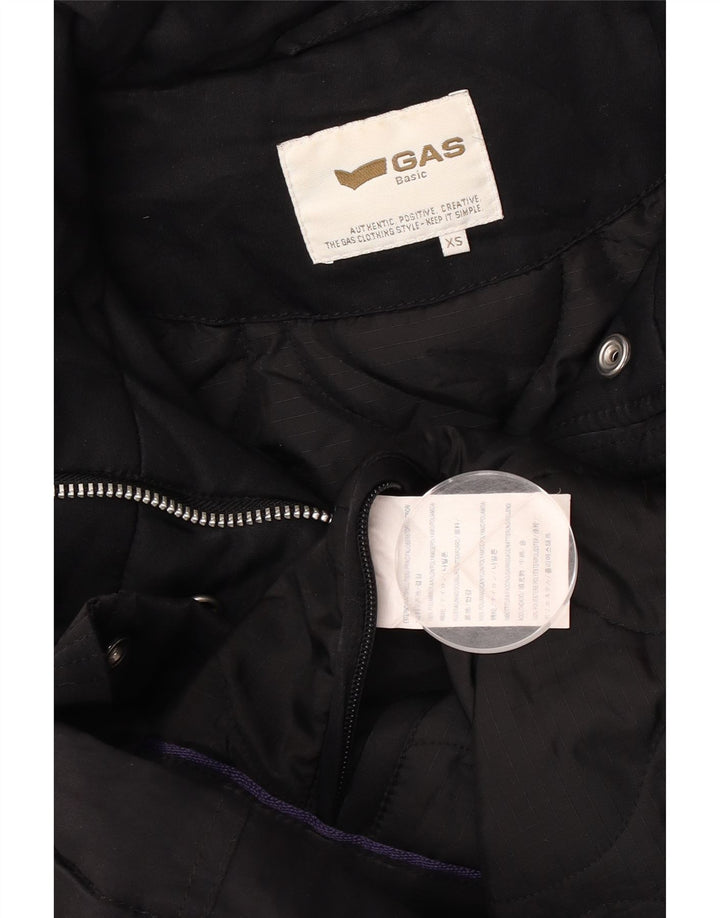 Bomber con cappuccio da donna Gas UK 6 XS nero in poliammide