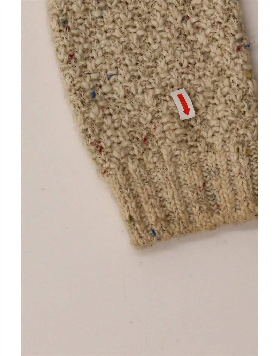 Maglione cardigan con cappuccio da donna PER UNA UK 12 Cotone screziato beige medio