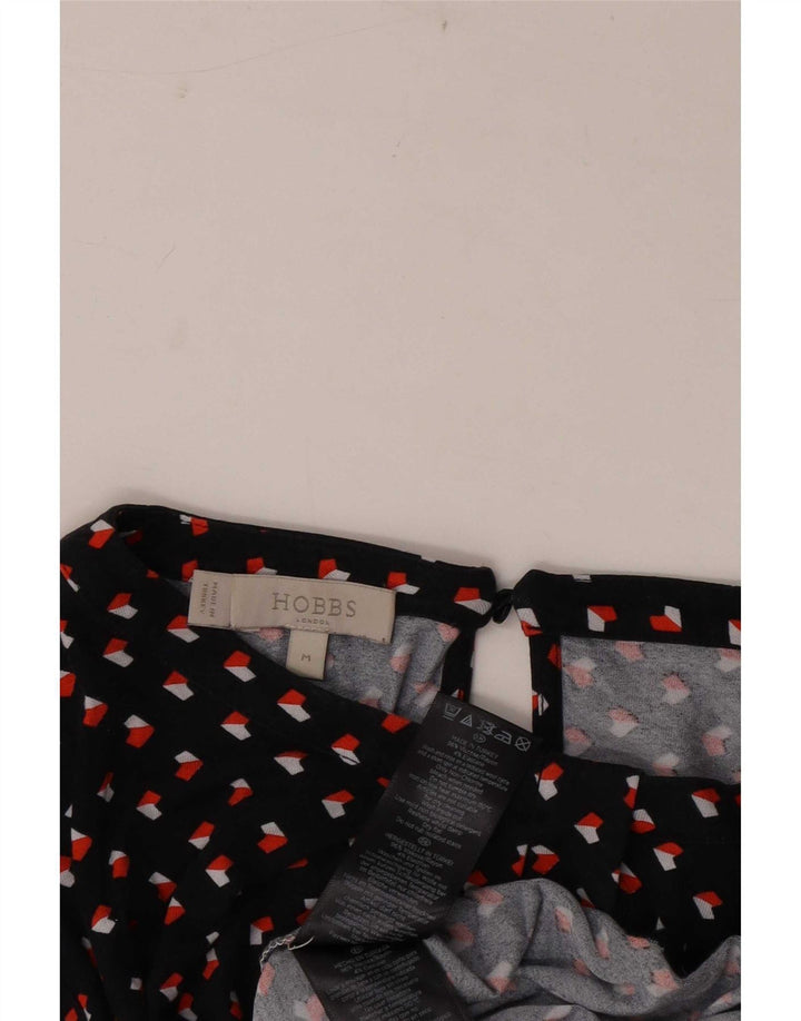 Camicetta da donna con maniche a 3/4 Hobbs UK 14 Viscosa geometrica nera media