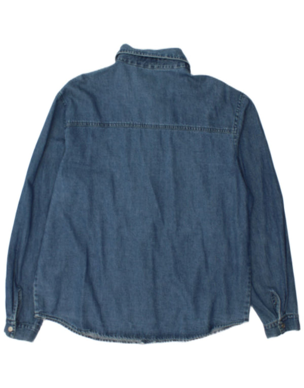 Camicia in denim da donna Albert UK 20 2XL cotone blu