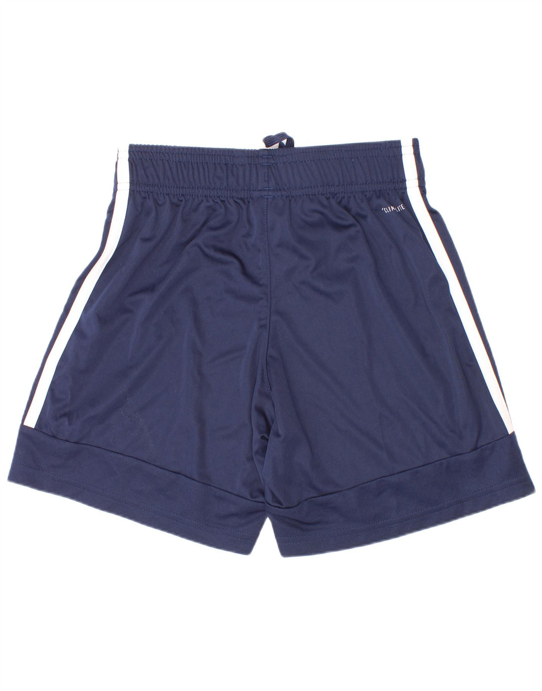 Pantaloncini sportivi Adidas Climalite da ragazzo 9-10 anni in poliestere blu navy