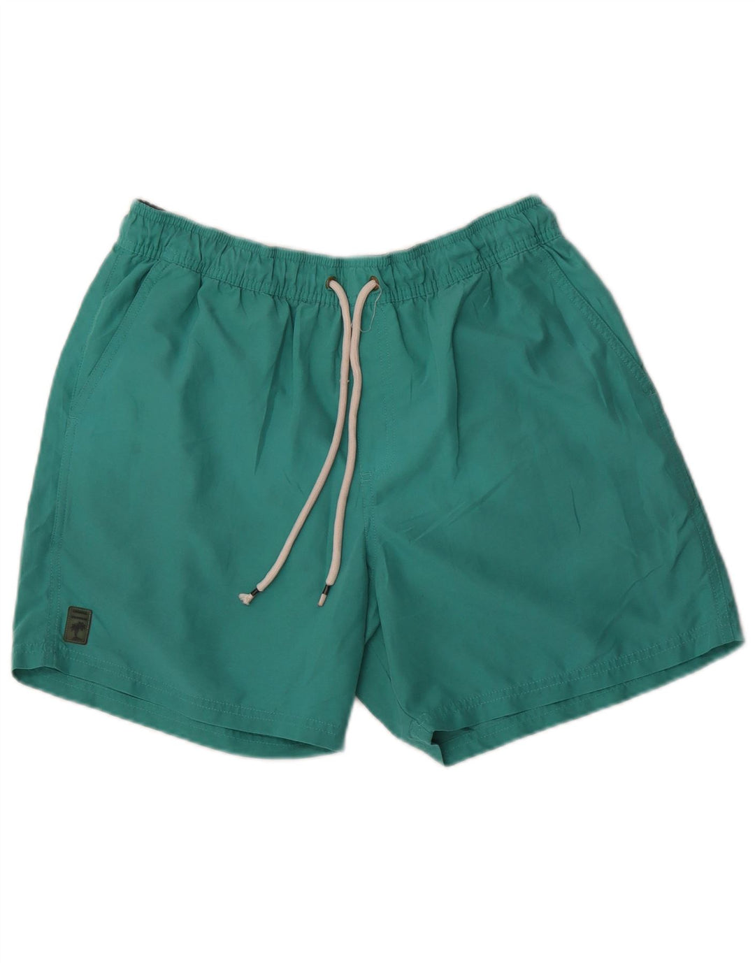 Pantaloncini da bagno da uomo Marks & Spencer verde medio poliestere