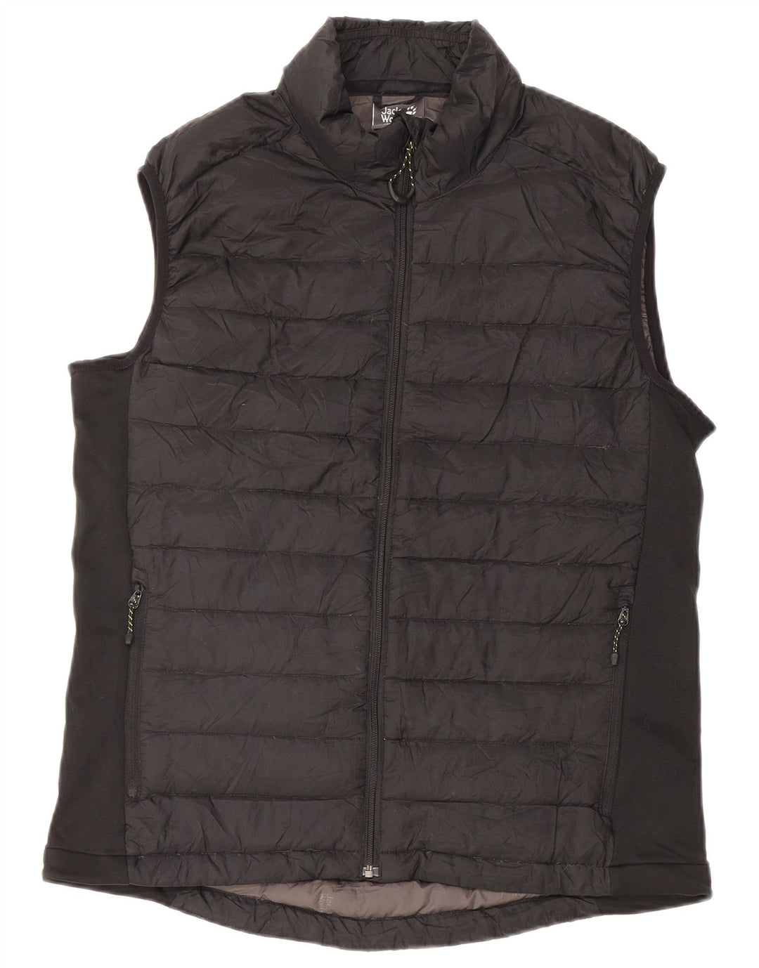 Gilet imbottito da uomo Jack Wolfskin UK 34 XS poliestere nero