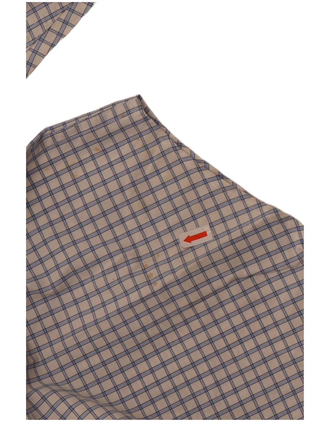 Camicia da uomo Eddie Bauer XL in cotone a quadri bianchi