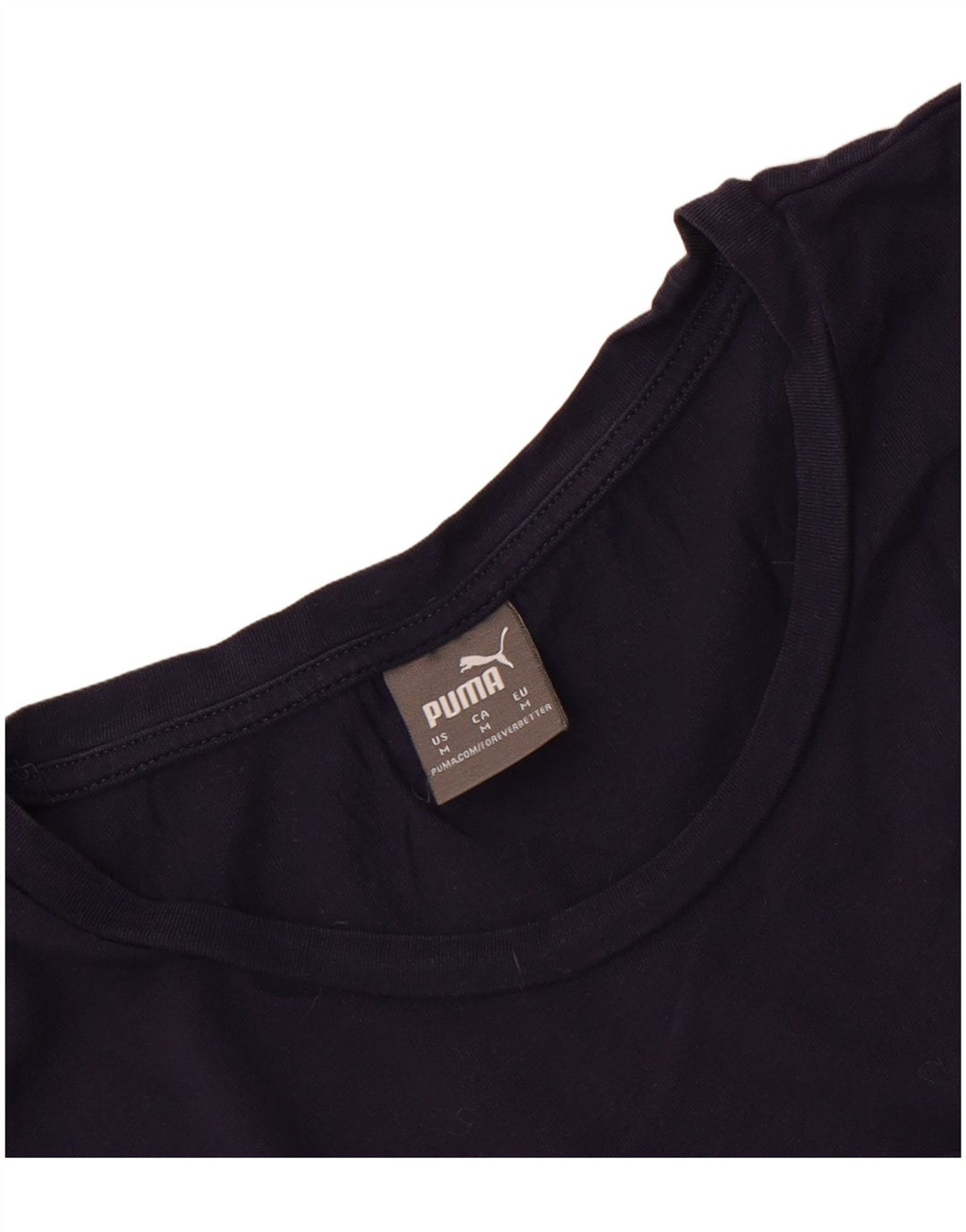 T-shirt grafica da donna Puma UK 12 media blu navy