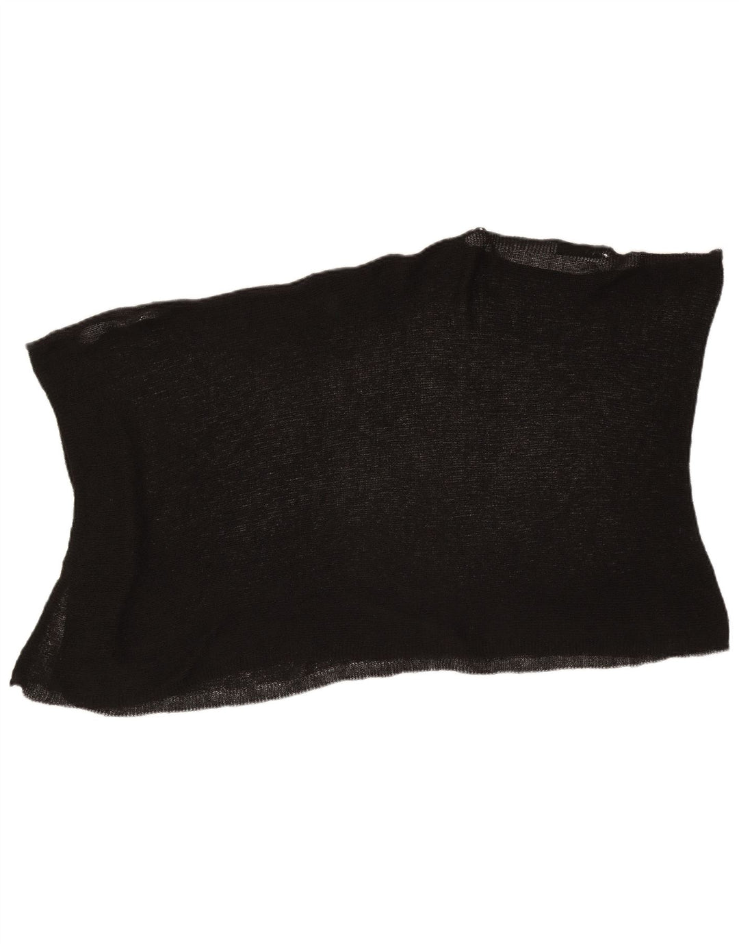Top in camicetta poncho da donna Zara UK 12 acrilico nero medio