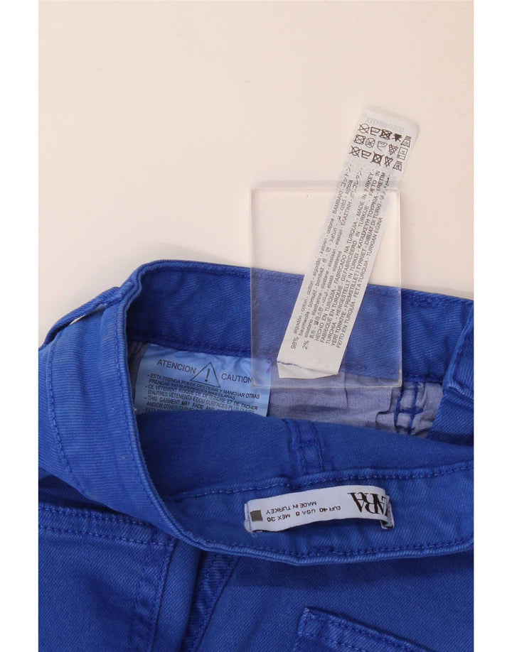Jeans slim da donna Zara EU 40 medio W30 L33 cotone blu