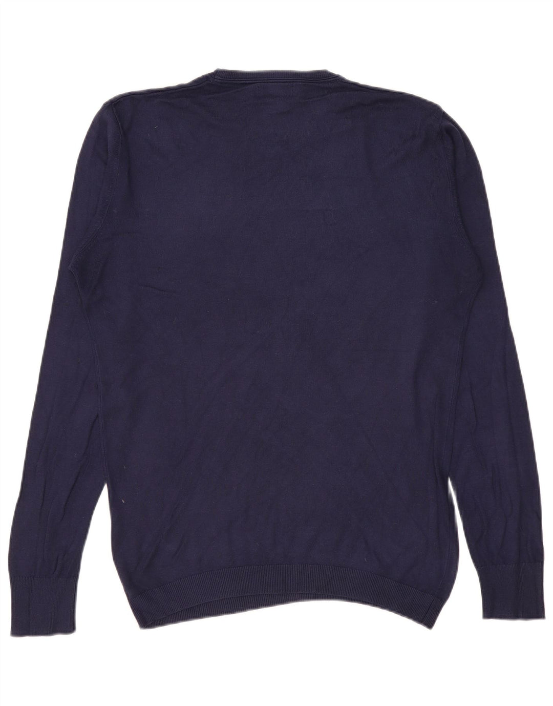 Maglione maglione girocollo da uomo Zara grande blu navy
