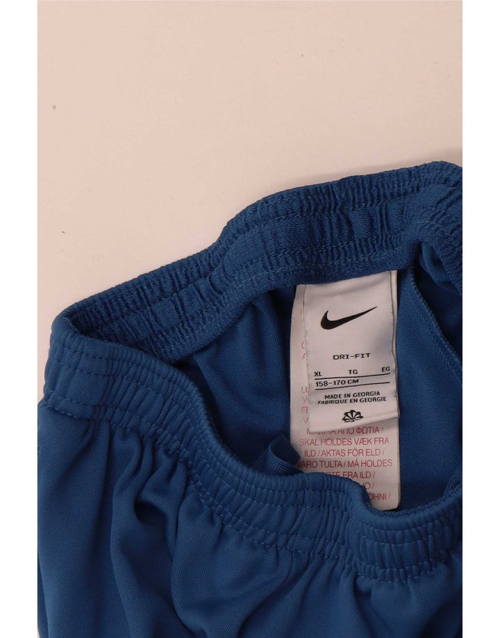 Pantaloni della tuta da ragazzo Nike Dri Fit 13-14 anni XL blu poliestere