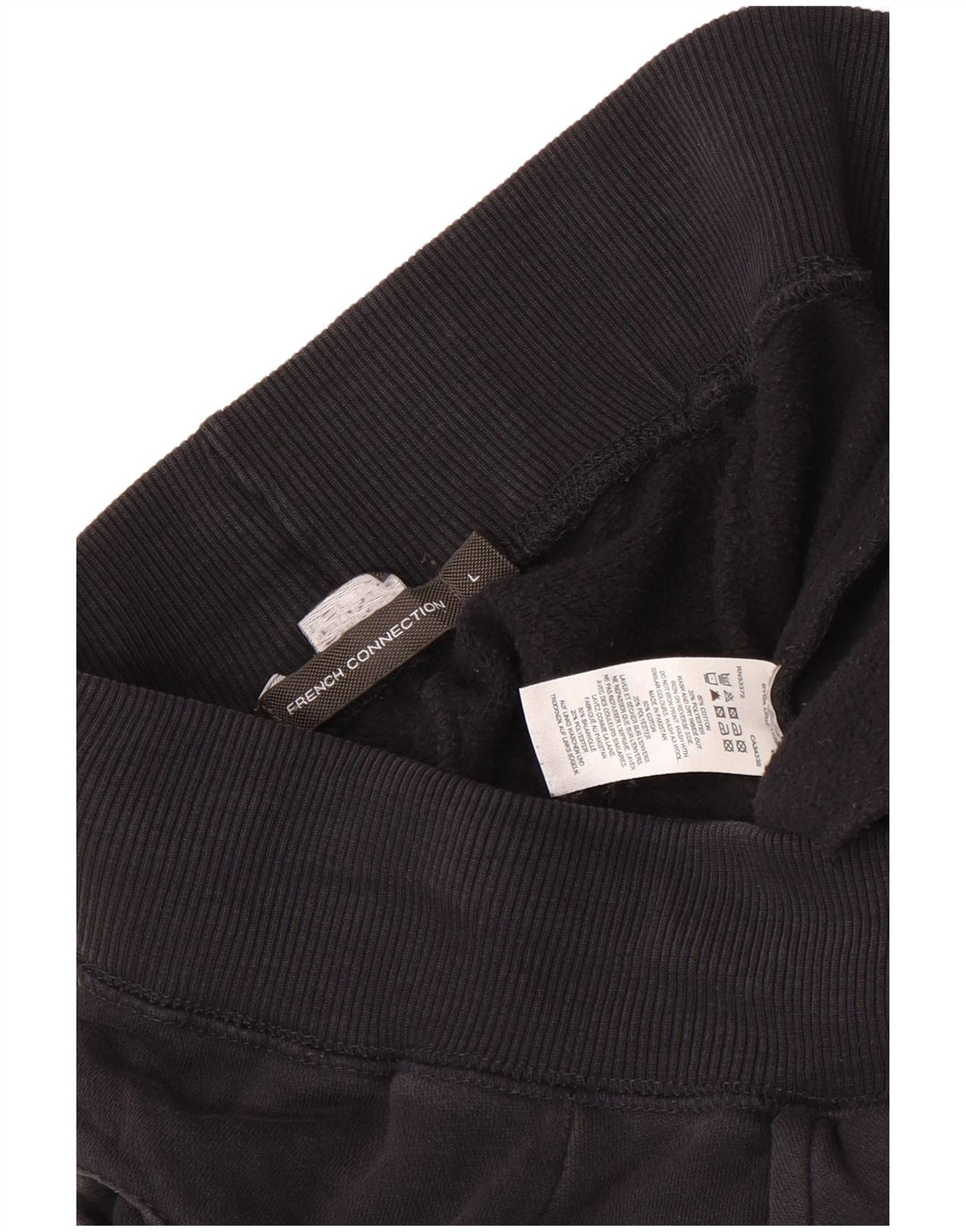 Pantaloni da tuta da uomo French Connection Joggers grandi in cotone nero