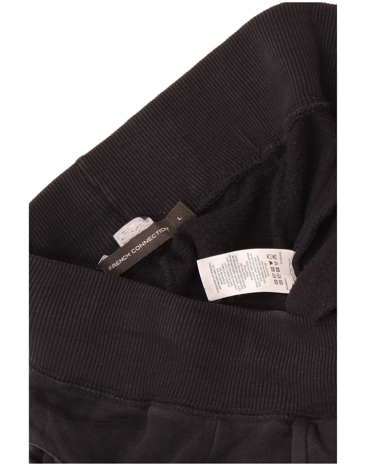Pantaloni da tuta da uomo French Connection Joggers grandi in cotone nero
