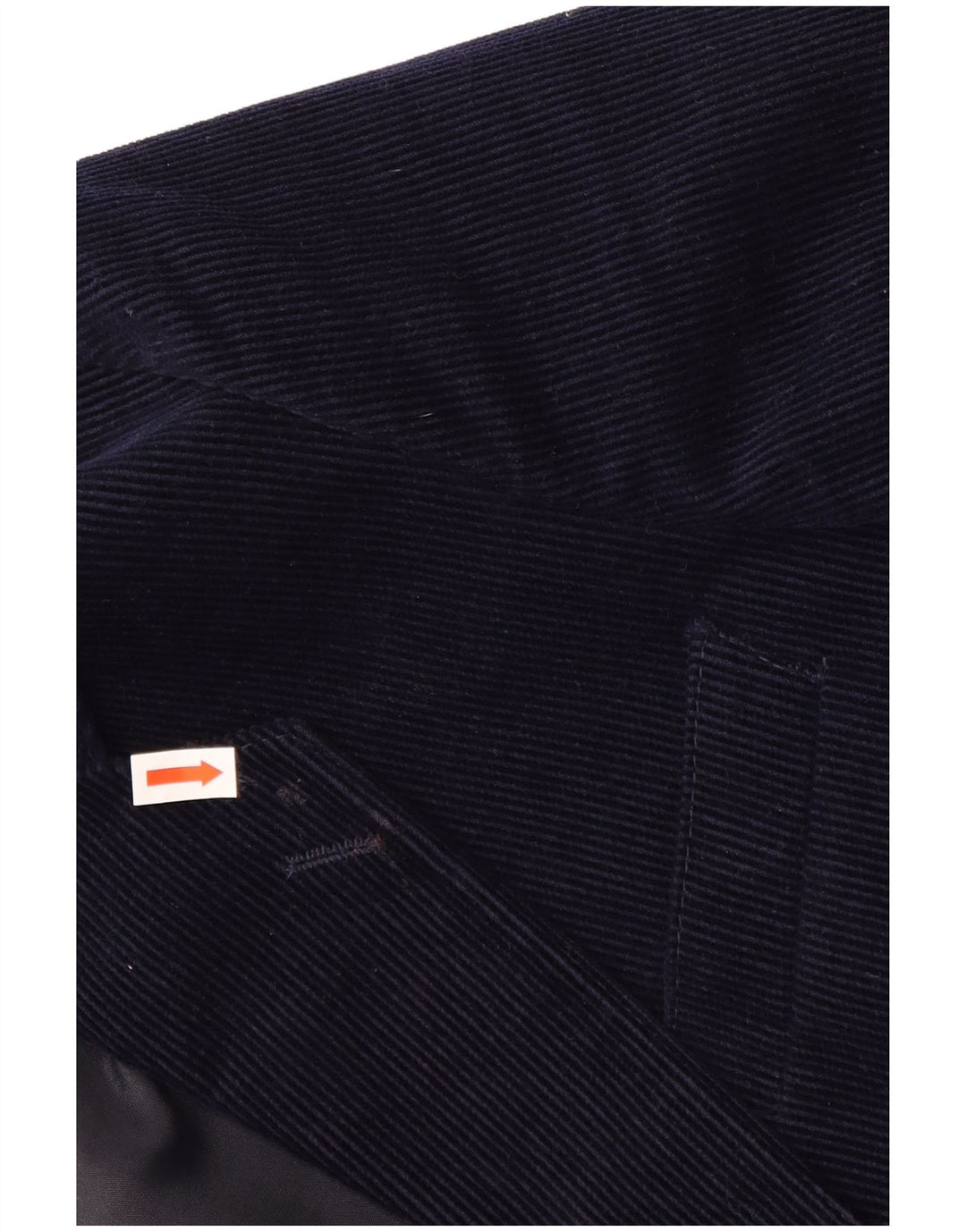 JINGLERS Mens 2 Button Corduroy Blazer Jacket IT 50 Large Navy Blue Cotton