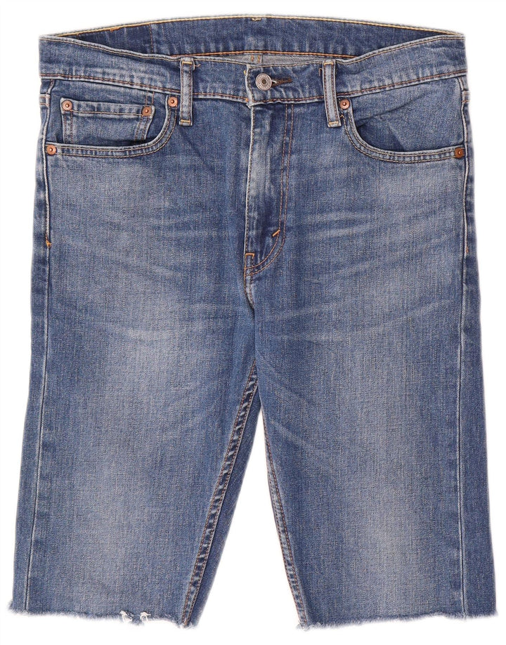 Pantaloncini di jeans Levi's 510 da uomo W32 in cotone blu medio