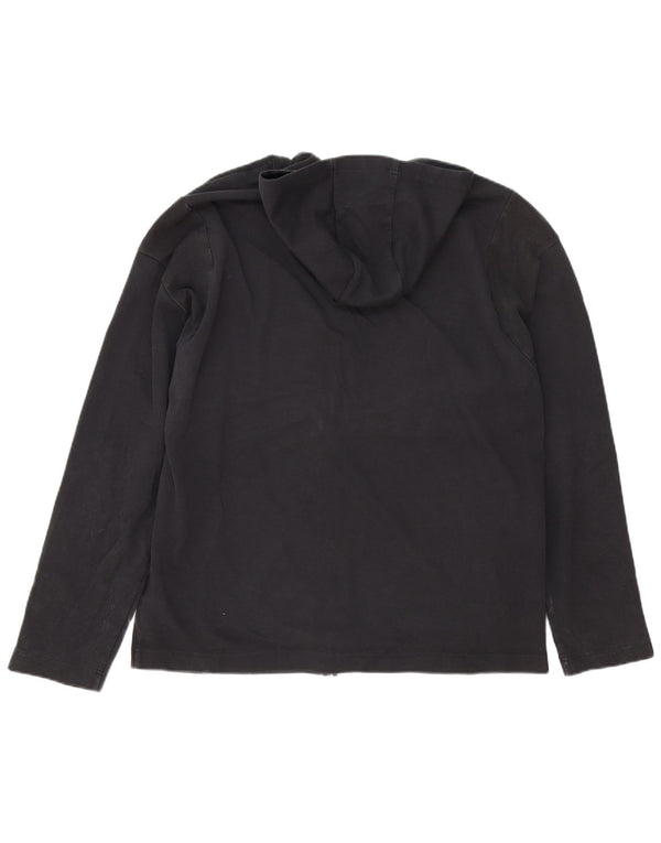 Felpa con cappuccio e zip Adidas Aeroready da uomo XL in cotone nero