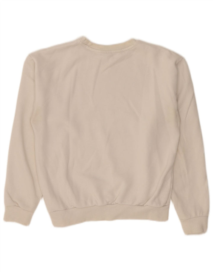 Felpa oversize con grafica da donna Puma UK 8 Small Cotone bianco