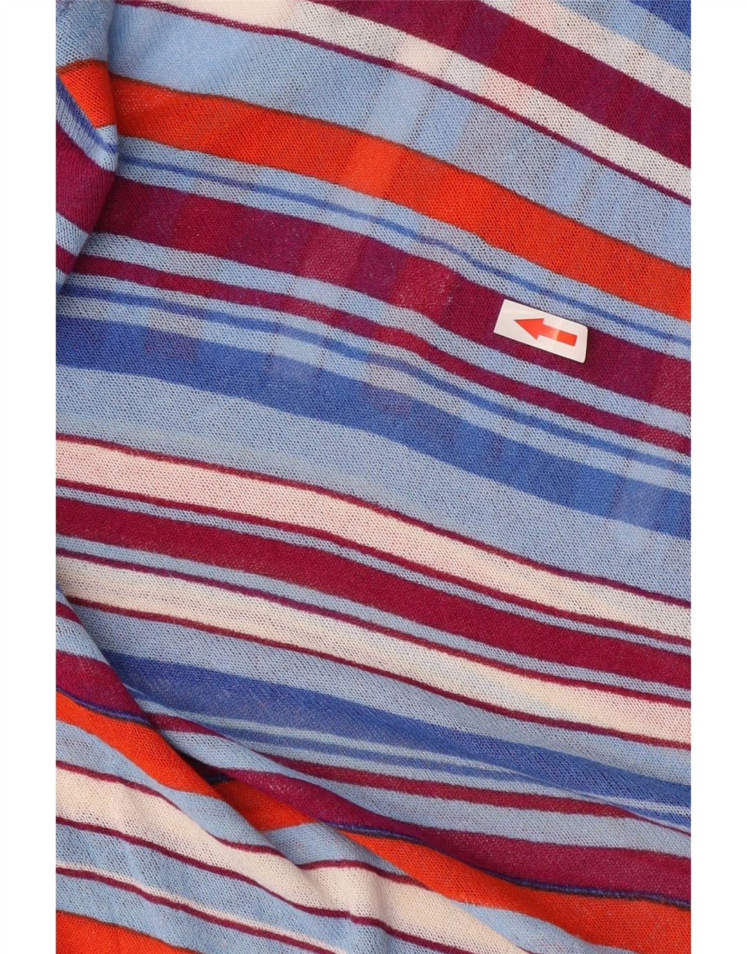 Maglione Zara da donna con scollo a barchetta UK 12 a righe multicolori medie