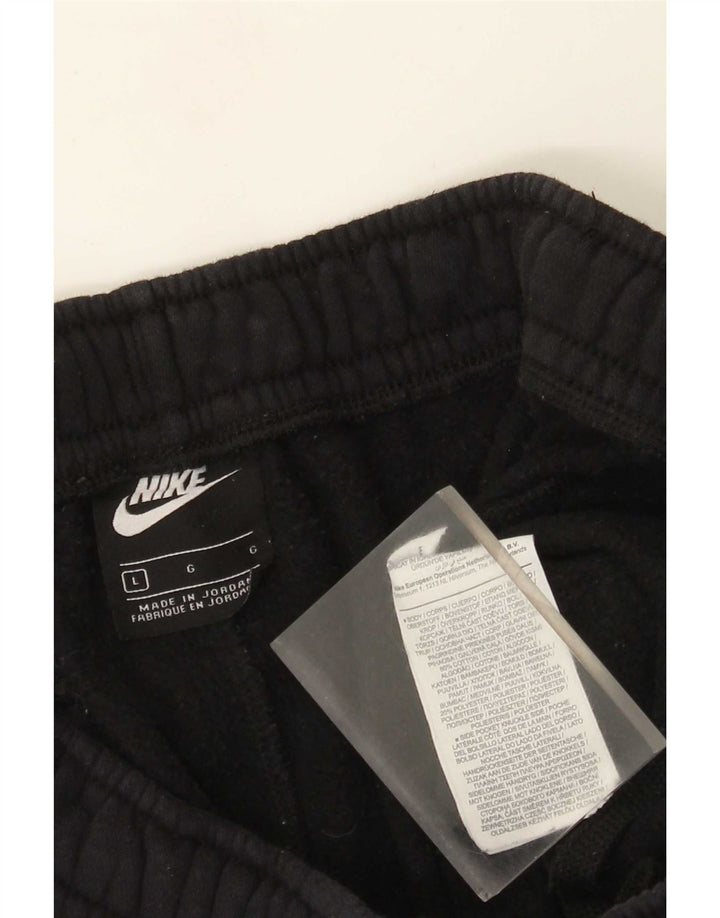 Pantaloni da tuta da uomo Nike Joggers grandi in cotone nero