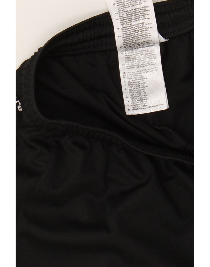 Pantaloncini sportivi Adidas Climalite da ragazzo 9-10 anni piccoli in poliestere nero