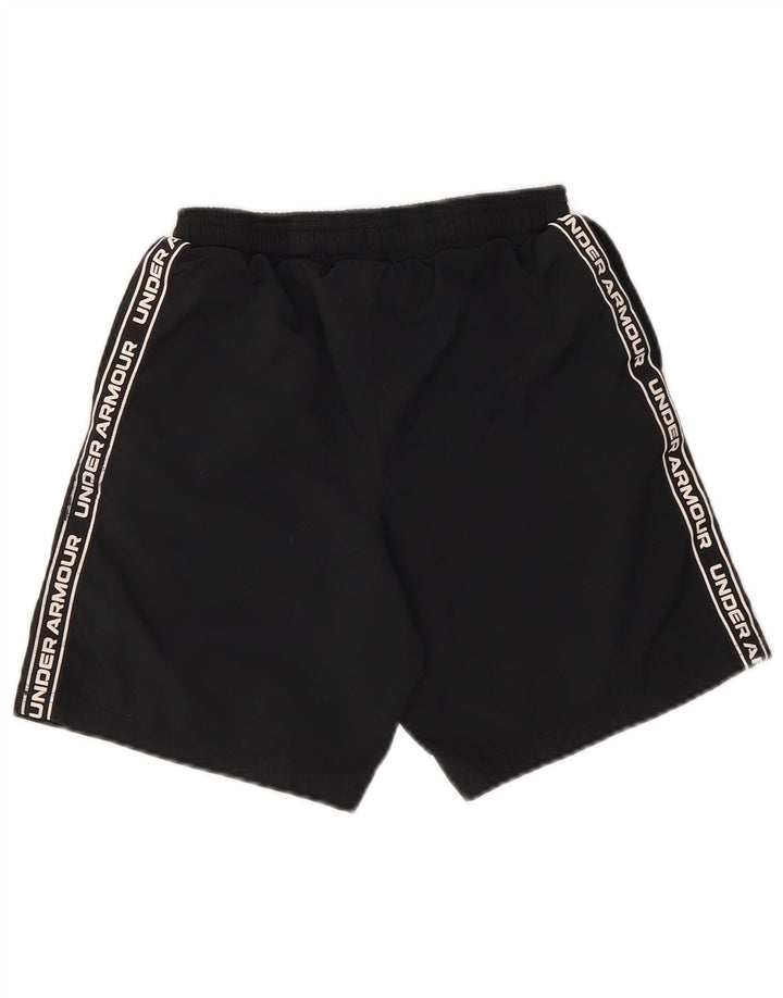 Pantaloncini sportivi con grafica da ragazzo Under Armour 7-8 anni neri