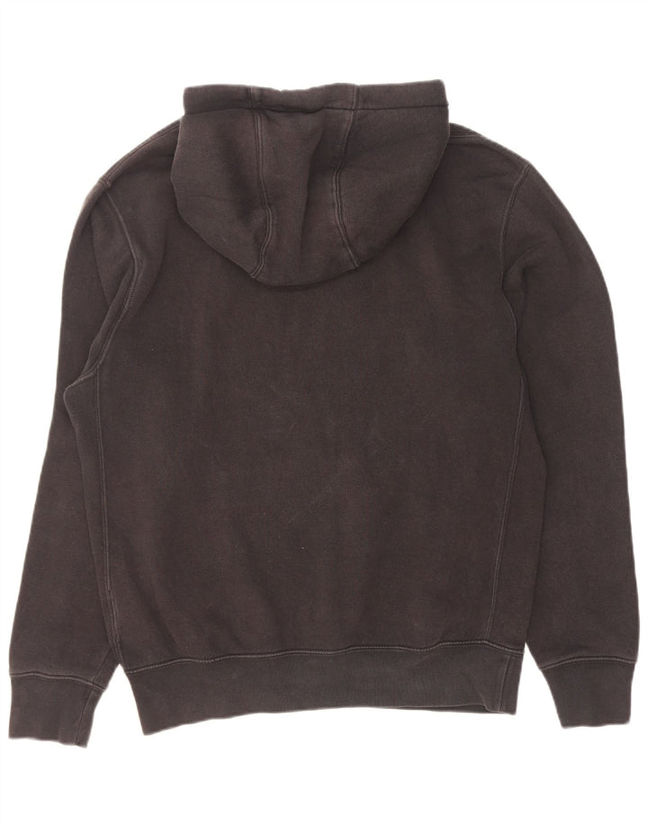 Felpa con cappuccio grafica Nike da uomo piccola in cotone nero