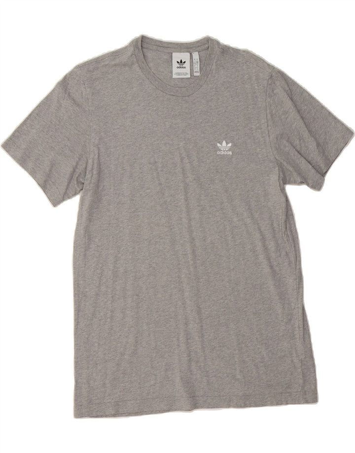 ADIDAS Mens T-Shirt Top Large Grey Cotton Vintage Adidas and Second-Hand Adidas from Messina Hembry 