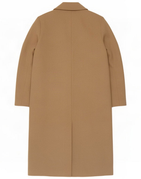 Topshop Womens Oversized Overcoat UK 10 Small Beige Acrylic