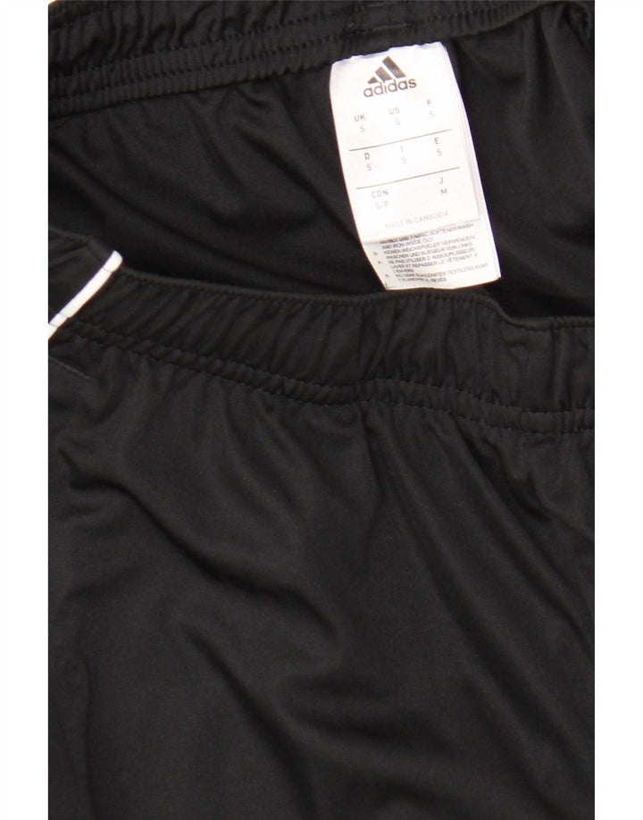 Pantaloncini sportivi Adidas Climalite da uomo piccoli in poliestere nero