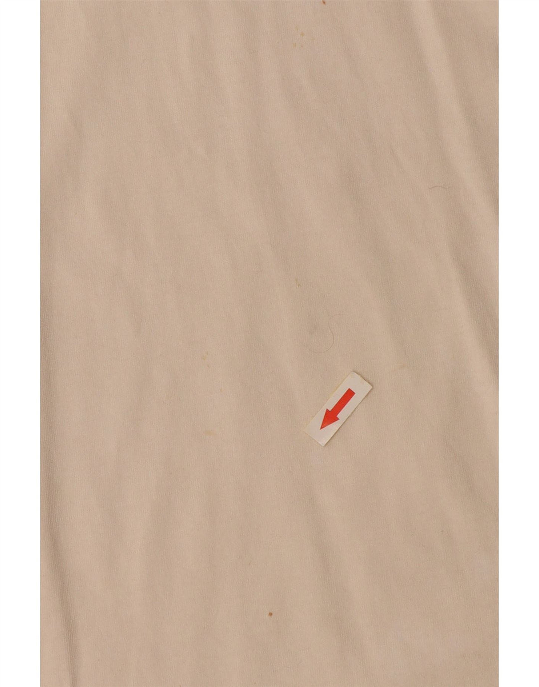 T-shirt ASICS da uomo con collo e zip, taglia grande, colore bianco sporco