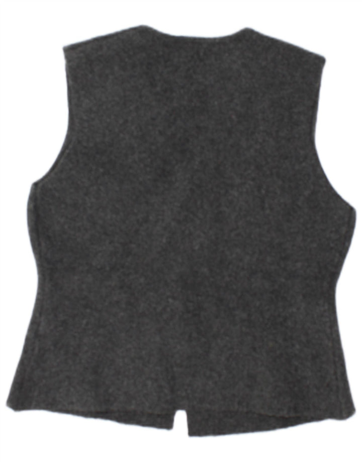 Gilet da donna Zara UK 14 grande poliestere grigio